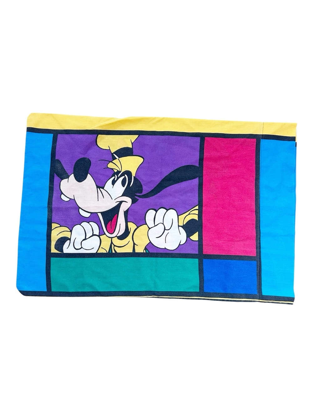 Vintage 90’s Mickey & Goofy Pillow Case Disney